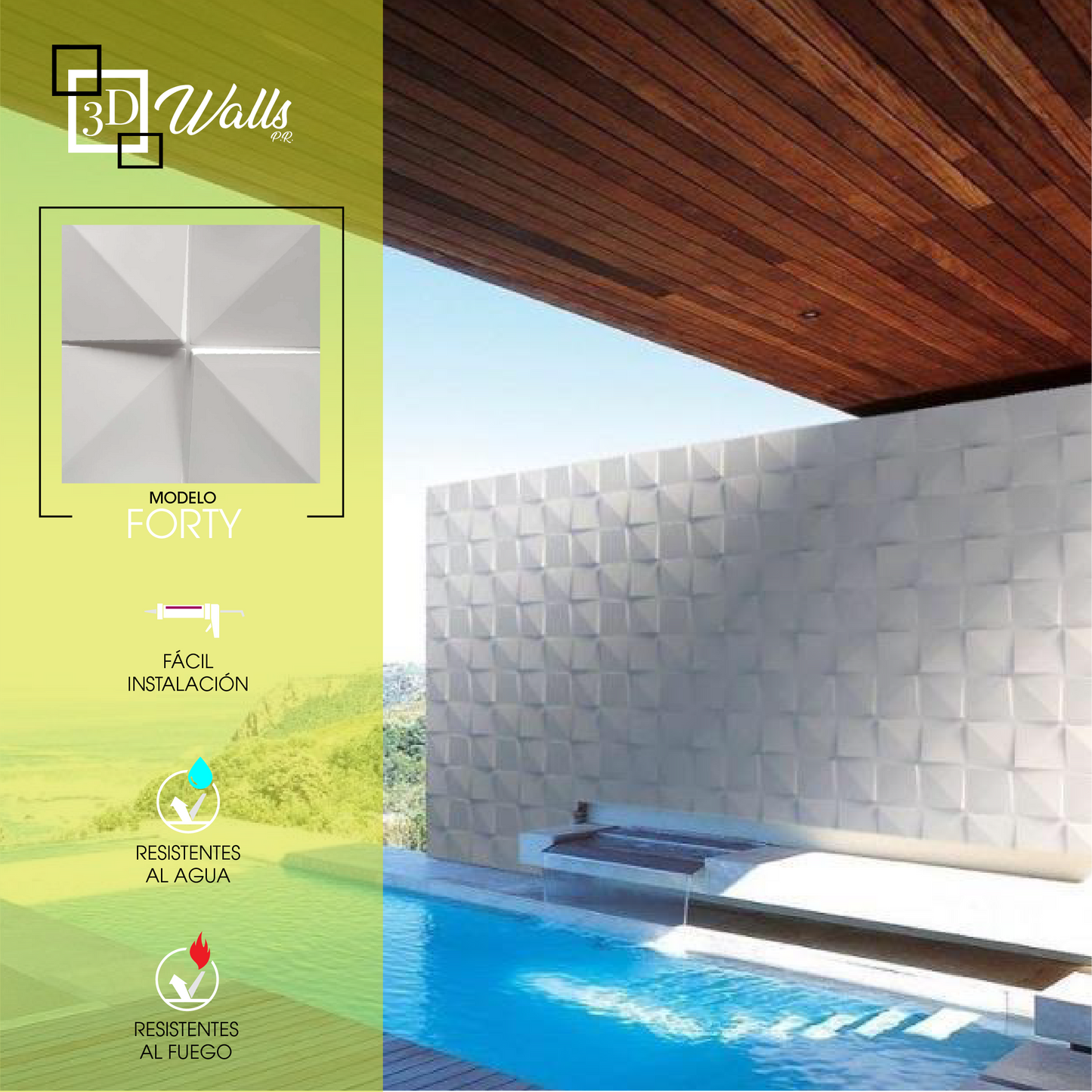 Modelo Forty 3D Walls PR