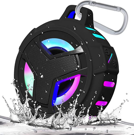 Black Bluetooth Speaker RGB & IP67