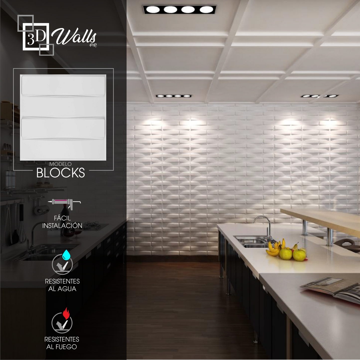 Modelo Blocks 3D Walls PR