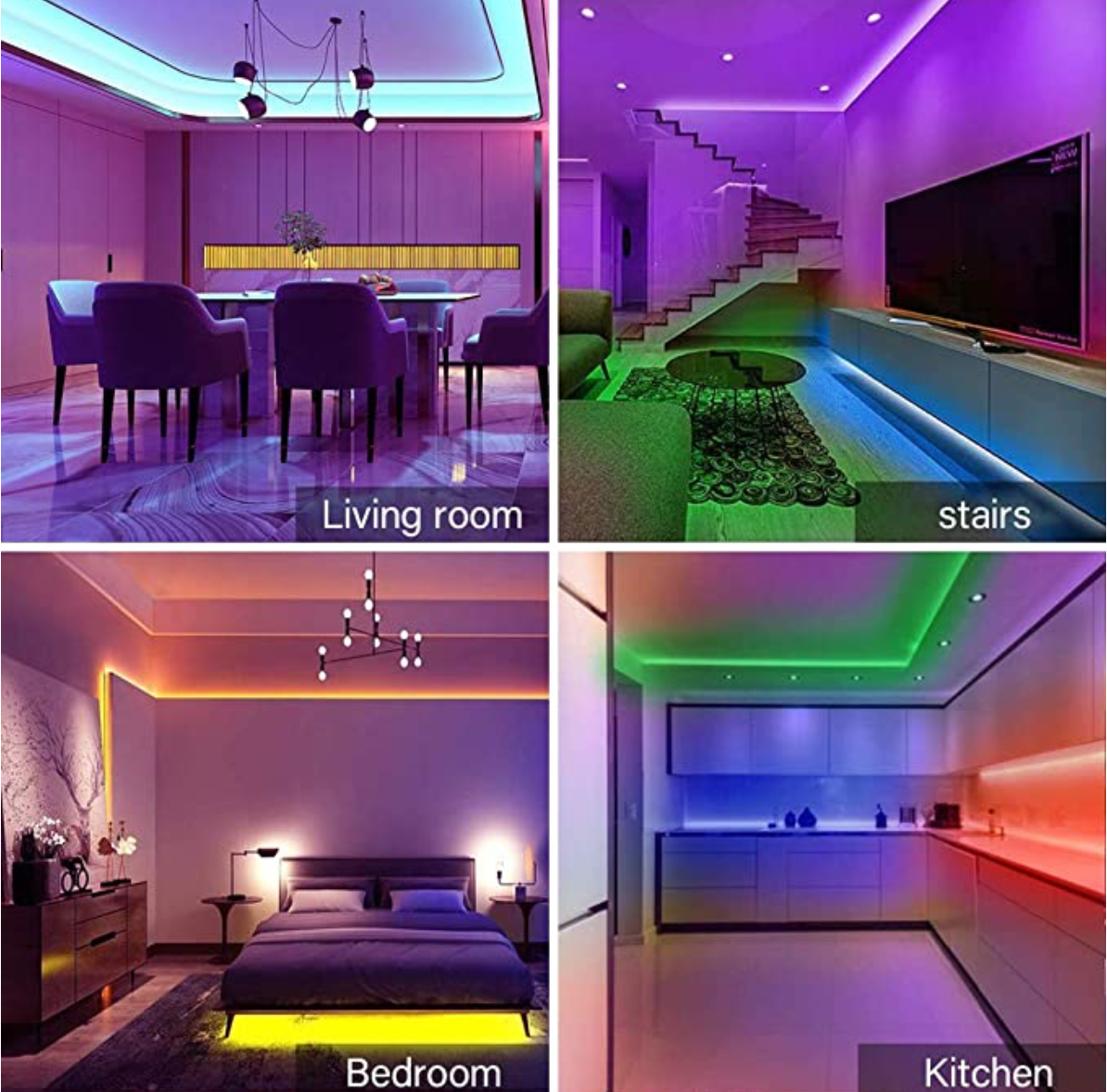 32 ft Bluetooth Led Strip Lights for 3D Walls PR